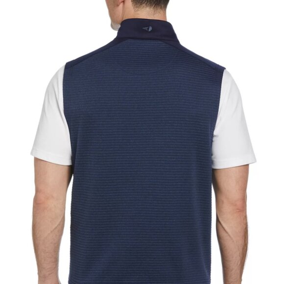 NEW Grand Slam Golf Vest Mens Size‎ Large Blue Quilted Zip Front NWT - Picture 2 of 12